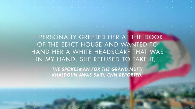 France's Marine Le Pen refuses to wear veil on Lebanon visit