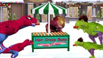 Los Dinosaurios Huevos Sorpresa De Apertura De Spiderman T-Rex Dedo De La Familia | Hulk Dedo De La Familia De La Guardería
