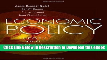 Read Online Economic Policy: Theory and Practice Full Online
