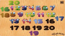 Aprender los números. Aprender a contar del 1 al 20 de Ежиком Жекой. Desarrollan dibujos animados para niños.