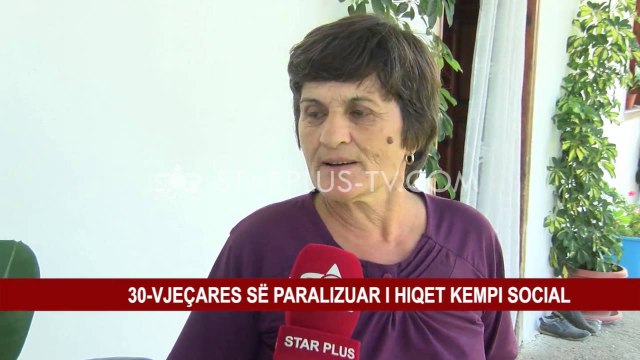 30-VJEÇARES SË PARALIZUAR I HIQET KEMPI SOCIAL
