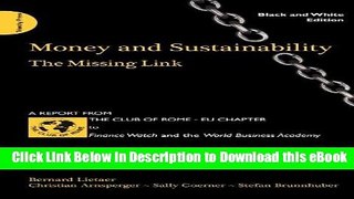 eBook Free Money and Sustainability: The Missing Link Free Online