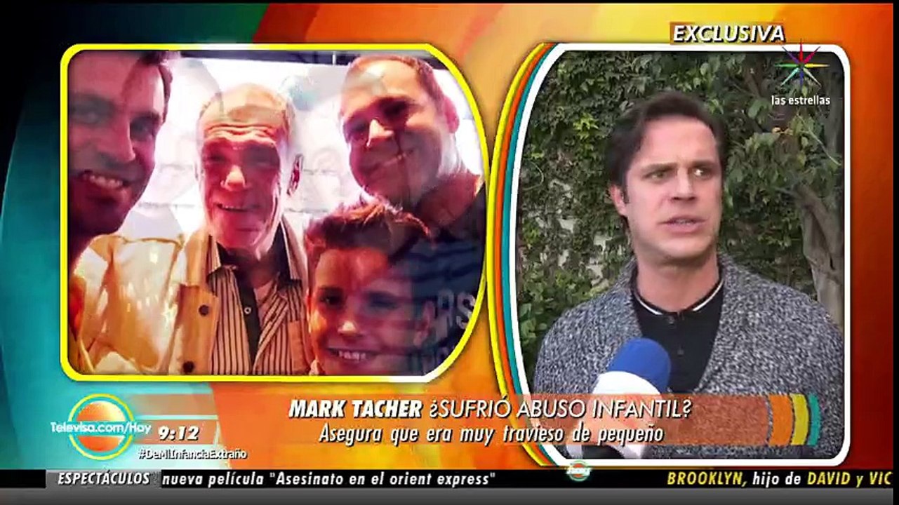 Mark Tacher nos cuenta que esta Feliz