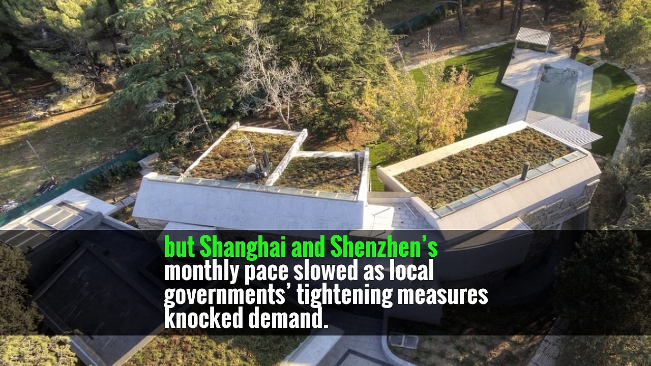BEIJING —  China’s home price growth slowed for the fourth straight month as demand cooled further in the biggest cities, official