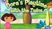 Dora Babysitting Twins - Full Cartoon Game for Children - Dora the Babysitter Episode