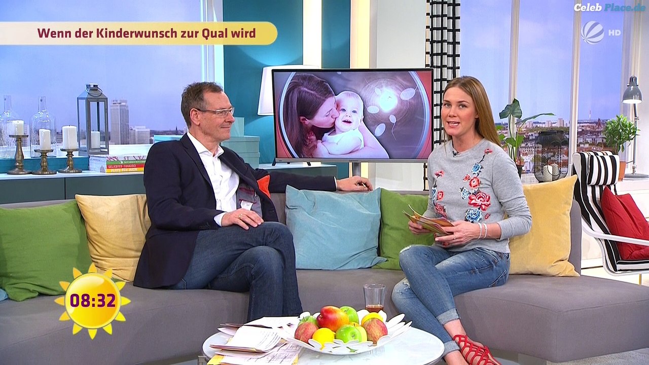 Alina Merkau – SAT.1 Frühstücksfernsehen – SAT.1 HD – 22.2.2017