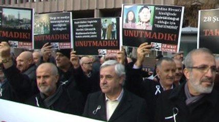Ankara Adliyesi Önünde '28 Şubat' Eylemi