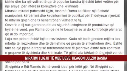 MIRATIMI I LIGJIT TË MBETJEVE, REAGON LULZIM BASHA