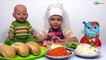 ✔ Беби Борн и Ярослава готовят полезные Хот-доги для малыша / Doll Baby Born with Cook Yaroslava ✔