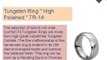 High Polished Tungsten Rings - Tribal Jewelry