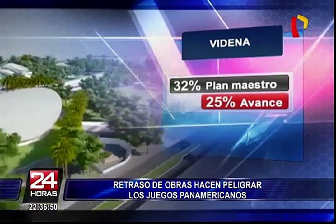 Retraso en obras hacen peligrar Juegos Panamericanos