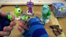 10 Kinder Surprise Eggs from Monsters University! Disney Pixar Mike Wazowski Sulley Randal