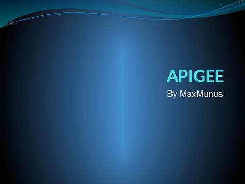 APIGEE REAL TIME ONLINE TRAINING BY MAXMUNUS
