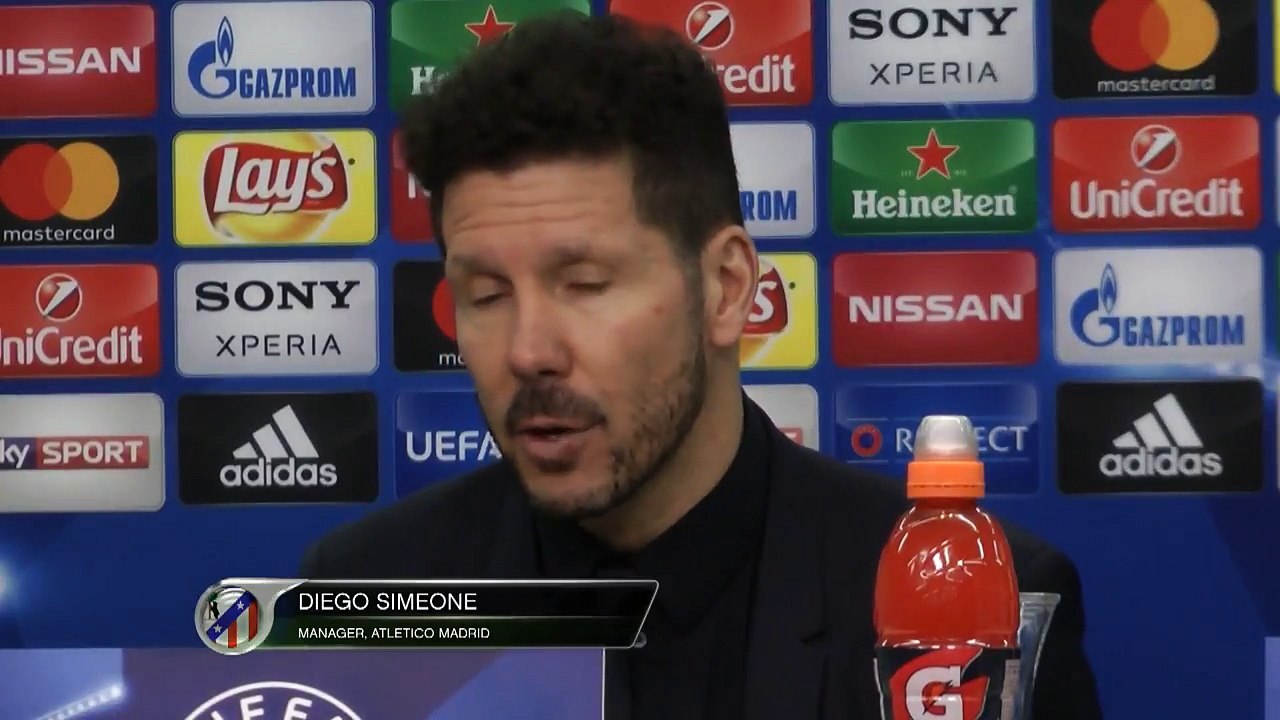 Diego Simeone: 'Bernd Leno hat fantastisch gehalten' | Bayer 04 Leverkusen - Atletico Madrid 2:4