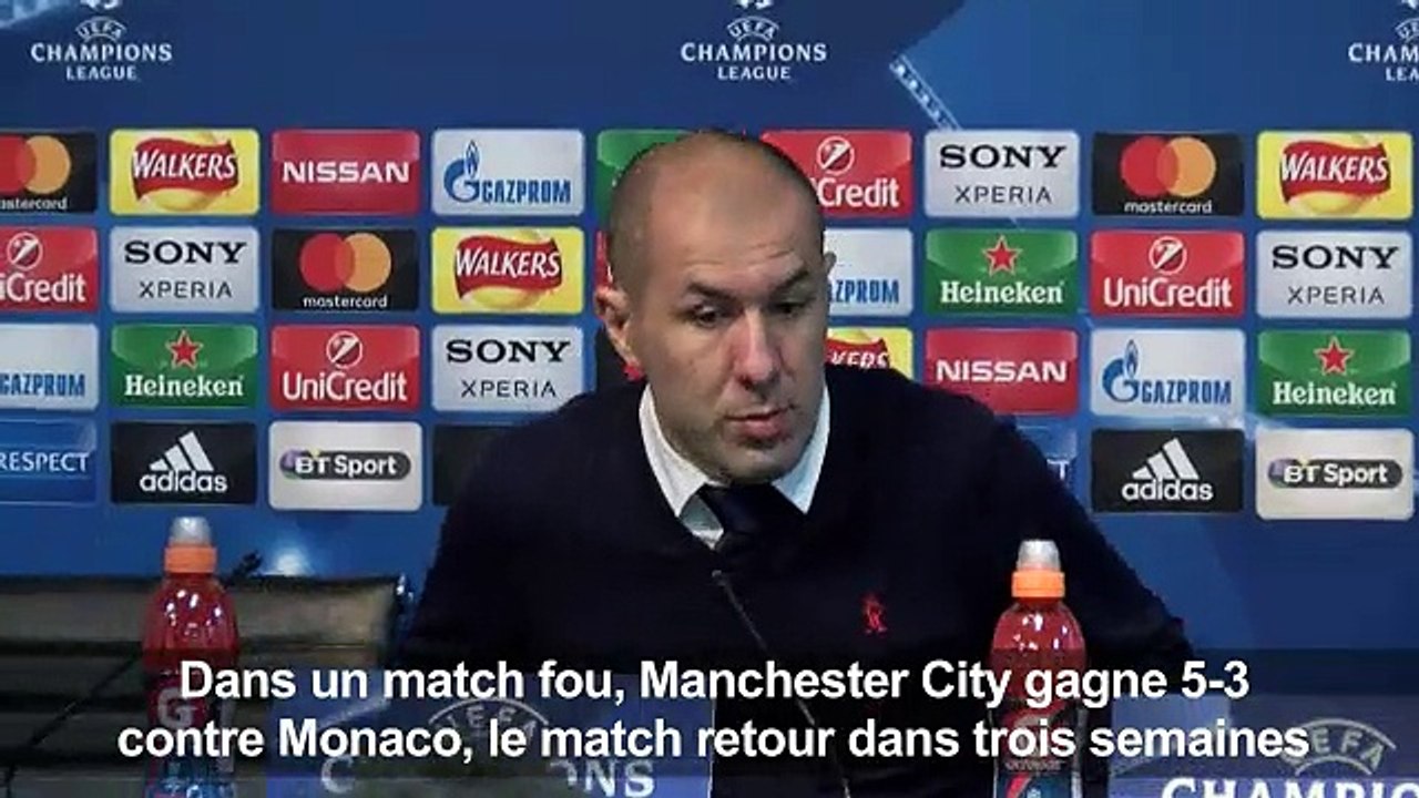 Manchester City bat Monaco 5-3 dans un match fou