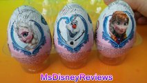 Disney Frozen Anna & Elsa Surprise Eggs - Princesa El Reino del Hielo Huevos Sorpresa