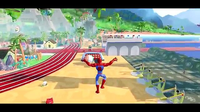 БРАТЬЯ ХАЛК И ЧЕЛОВЕК ПАУК НА МОТОЦИКЛАХ ГОНКИ ТАЧКИ МАШИНКИ ДЛЯ ДЕТЕЙ ДИСНЕЙ 2016