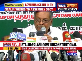 AIADMK Attacks MK Stalin For His Hunger Strike