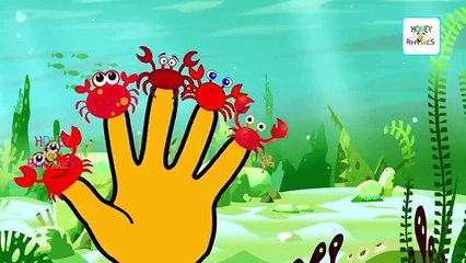 Crab Vs Scorpion Cartoon Fighting And Singing Finger Family Children Nursery Rhymes | Epic