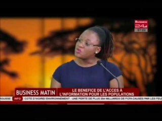 Business 24 | Business Matin - Le Bénéfice de l’accès à l'information pour les populations