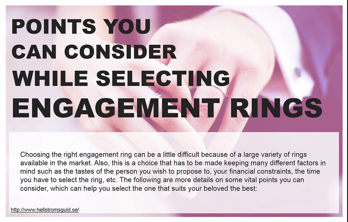 What should you consider before buying engagement rings?