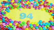 Jada Stephens Cars Learn to Count Numbers for Toddlers Fun Learning With M & M Candies