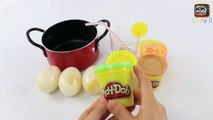 Play Doh Colorful Hamburger Breakfast & Lunch - Maker Make Hamburger Play Dough Clay Toys