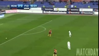 Edin Dzeko Goal AS Roma vs Fiorentina