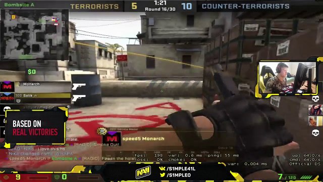 CS:GO - s1mple loves Global Elite Match Making