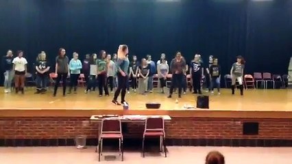 NOHS legally blonde OMG choreography