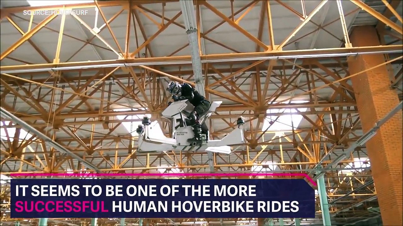 Este hoverbike rideable parece fresco como el infierno, pero probablemente te matará.