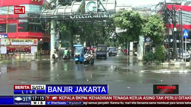 Banjir di Perumahan Green Garden Surut