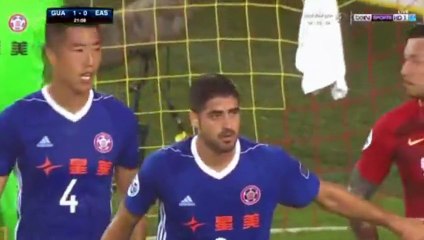 Wang Shangyuan Goal HD - Guangzhou Evergrande (Chn)-2-0-Eastern AA (Hkg) 22.02.2017