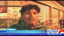 Al menos 120 productores de hoja de coca han sido detenidos tras protestas en Bolivia