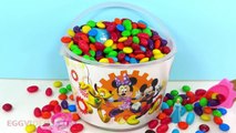 Minnie and Mickey Mouse Candy Bucket Hide & Seek Toys Angry Birds Finding Dory Zootopia Chupa Chups
