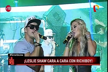 Leslie Shaw se encontró cara a cara con 'Richiboy'