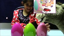 3 Huevos Sorpresa Con Juguetes De La Diversión | Hello Kitty De Minnie Mouse De Disney La Cenicienta Y El Dr. Títere