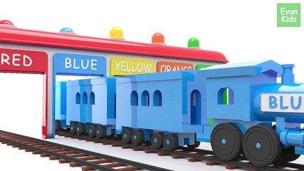 Learning Colors with Color Train for Kids Children Toddlers - EvanKids