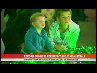 REKORD GUINNESS PËR KRISHTLINDJE NË AUSTRALI