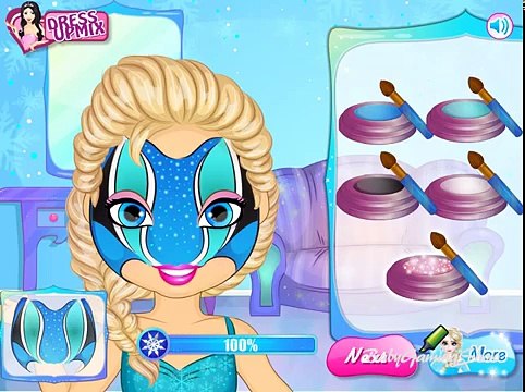Frozen Elsa Face And Body Art - Baby Video Games HD/16:9 - Frozen Elsa Gameplay