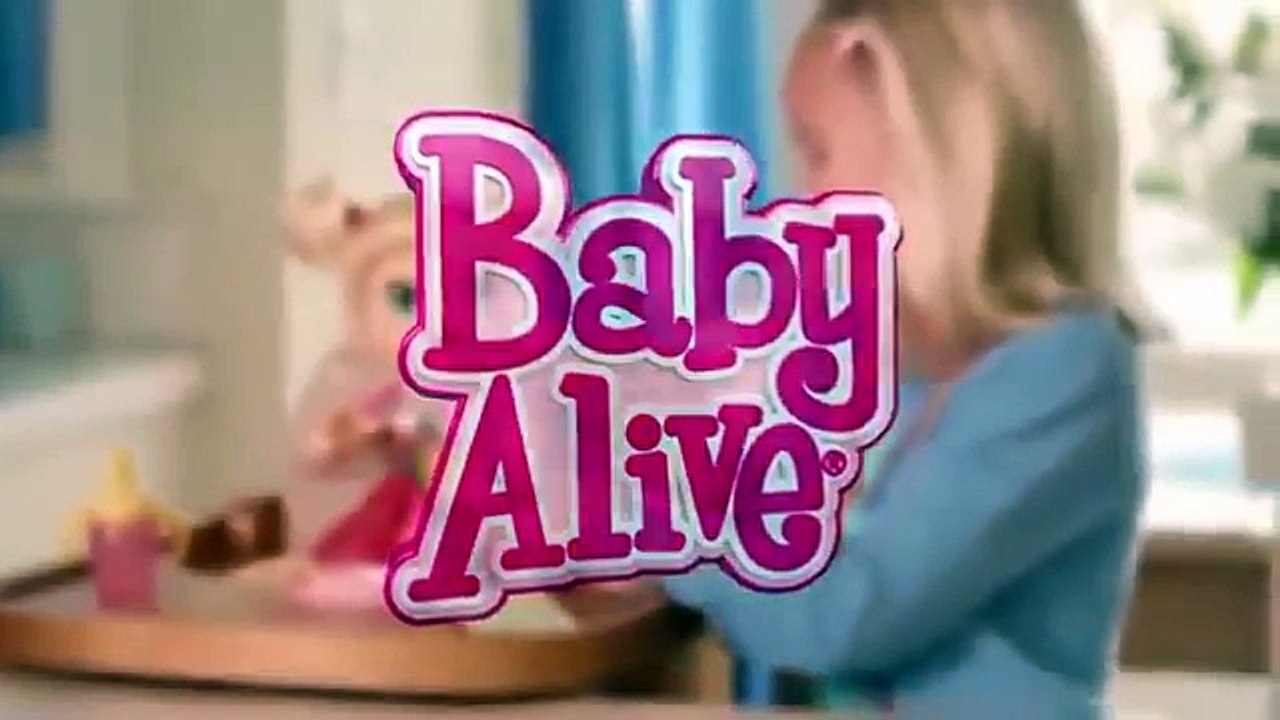 Bebé Vivo Mi Bebé Todo se ha Ido Muñeca que Ella Come, Bebe hace pis Caca de Hasbro itsplaytime612