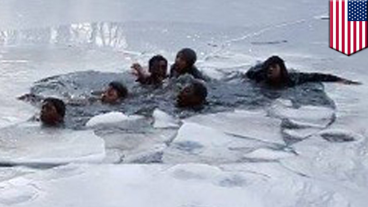 Teens fall through frozen Central Park pond