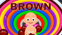 Los colores de Aprendizaje para los Niños 3D de la muñeca del Bebé la hora del baño play 3 | Aprender los colores para los niños de Gatear