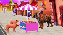 Elephant Singing Finger Family Nursery Rhymes And Tiger Singing Hot Cross Buns Rhymes For