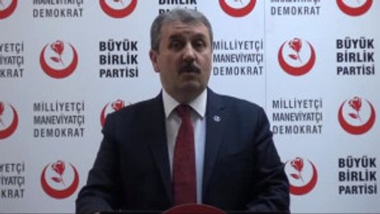 BBP Genel Başkanı Mustafa Destici, 'yapılan Bozkurt Işaretini Yorumlamayı Doğru Bulmuyorum,...