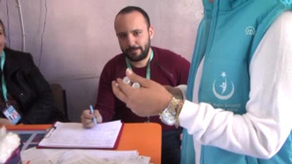 Suriyeli Sığınmacı Çocuklar Aşılanıyor