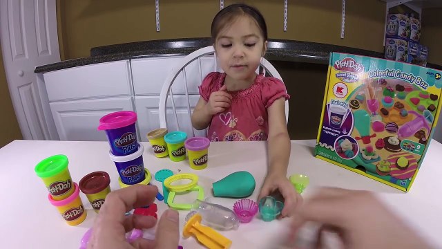Play Doh Colorful Candy Box Sweet Shoppe ❤ How to Make Lollipops Cookies Cupcakes by FunTo