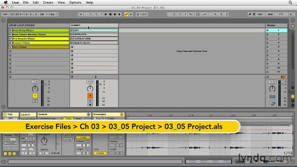 3.5 - Sound designing with dummy clips and Follow Actions