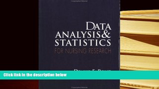 FREE [DOWNLOAD] Data Analysis and Statistics for Nursing Research Denise F. Polit Full Book