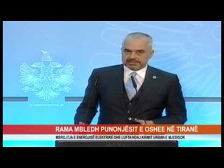 RAMA MBLEDH PUNONJËSIT E OSHEE NË TIRANË